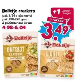 Boon`s Markt Bolletje crackers aanbieding