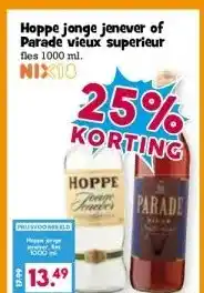 Boon`s Markt Hoppe jonge jenever of Parade vieux superieur aanbieding