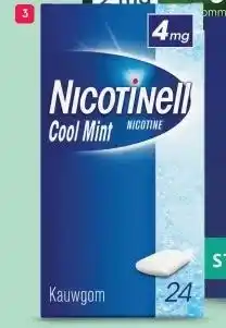 Etos Nicotinell kauwgom Coolmint aanbieding