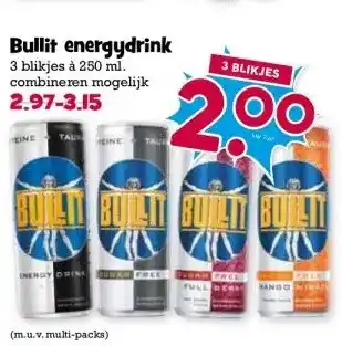 Boon`s Markt Bullit energydrink aanbieding