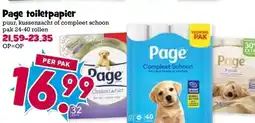 Boon`s Markt Page toiletpapier aanbieding