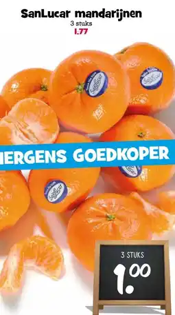 Boon`s Markt SanLucar mandarijnen aanbieding