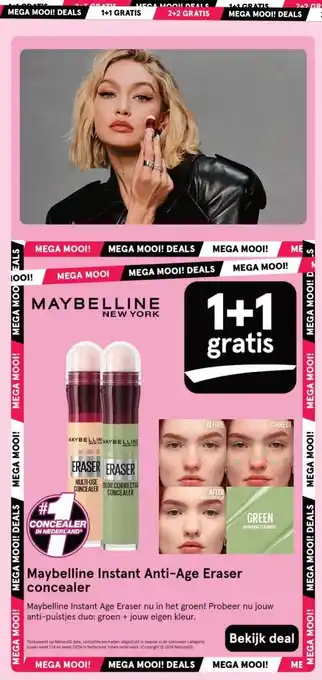 Etos Maybelline Instant Anti-Age Eraser concealer aanbieding