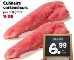 Boon`s Markt Culinaire varkenshaas aanbieding