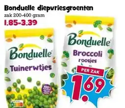 Boon`s Markt Bonduelle diepvriesgroenten aanbieding