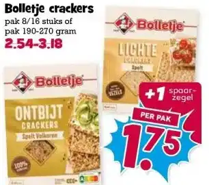 Boon`s Markt Bolletje crackers ` aanbieding