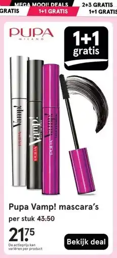 Etos Pupa Vamp! mascara's aanbieding