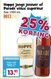 Boon`s Markt Hoppe jonge jenever of Parade vieux superieur aanbieding