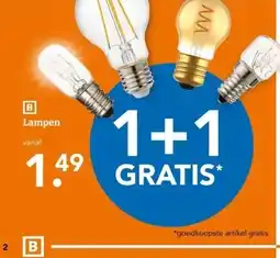 Blokker Lampen aanbieding