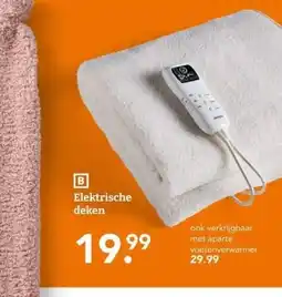 Blokker Elektrische deken aanbieding