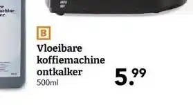 Blokker Vloeibare koffiemachine ontkalker aanbieding