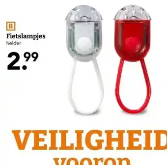 Blokker Fietslampjes aanbieding