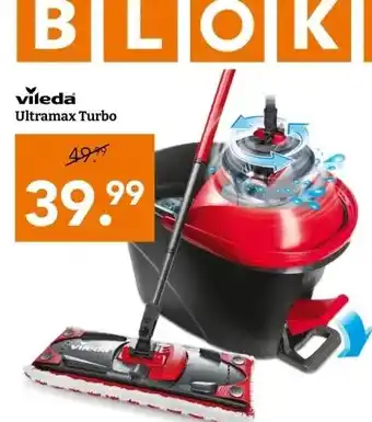 Blokker vileda Ultramax Turbo aanbieding