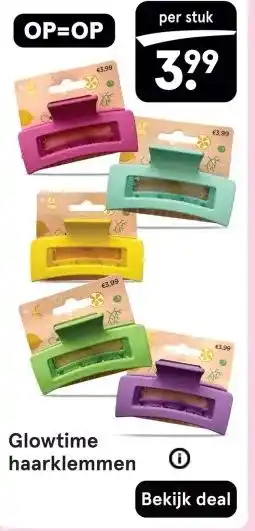 Etos Glowtime haarklemmen aanbieding
