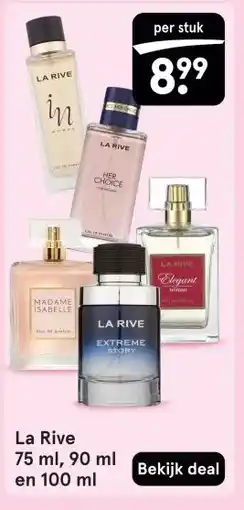 Etos La Rive 75 ml, 90 ml en 100 ml aanbieding