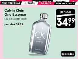 Etos Calvin Klein One Essence aanbieding