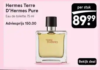 Etos Hermes Terre D'Hermes Pure aanbieding