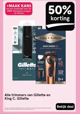 Etos Alle trimmers van Gillette en King C. Gillette aanbieding