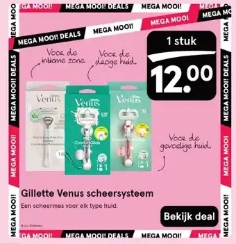 Etos Gillette Venus scheersysteem aanbieding