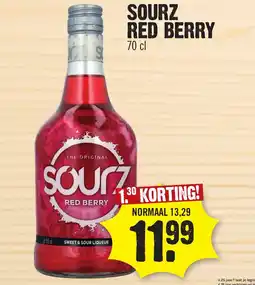 Super Dirck 3 Sourz red berry aanbieding
