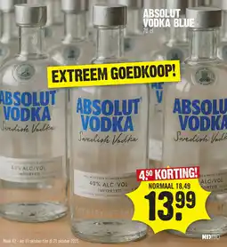 Super Dirck 3 Absolut vodka blue aanbieding