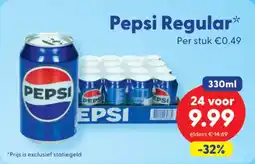 Die Grenze Pepsi Regular aanbieding