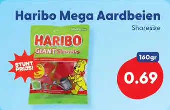 Die Grenze Haribo Mega Aardbeien aanbieding