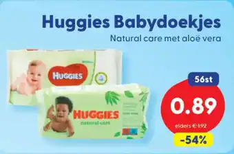 Die Grenze Huggies Babydoekjes aanbieding