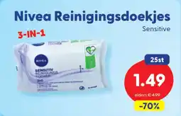 Die Grenze Nivea Reinigingsdoekjes aanbieding