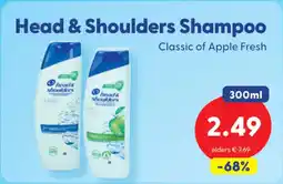 Die Grenze Head & shoulders shampoo aanbieding