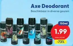 Die Grenze Axe Deodorant aanbieding