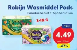 Die Grenze Robijn Wasmiddel Pods aanbieding