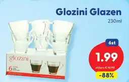 Die Grenze Glozini Glazen aanbieding