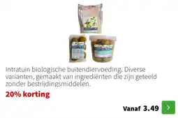Intratuin Intratuin biologische buitendiervoeding aanbieding