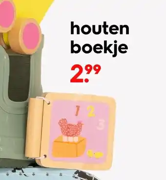 HEMA Houten boekje aanbieding