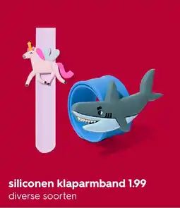HEMA Siliconen klaparmband aanbieding