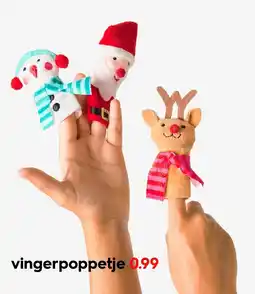 HEMA Vingerpoppetje aanbieding