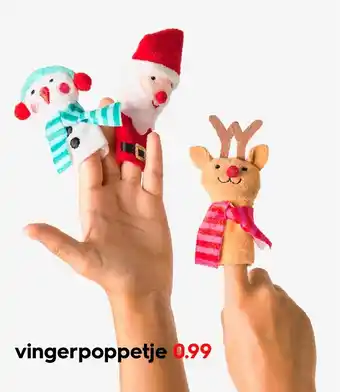 HEMA Vingerpoppetje aanbieding