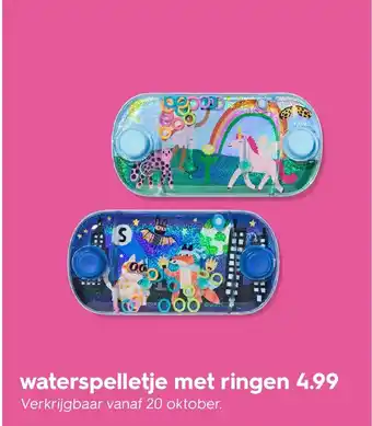HEMA Waterspelletje met ringen aanbieding