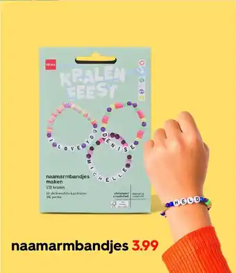 HEMA Naamarmbandjes aanbieding