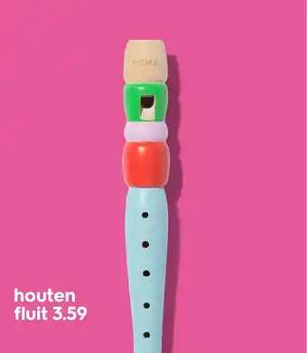 HEMA Houten fluit aanbieding