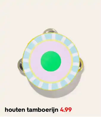 HEMA Houten tamboerijn aanbieding