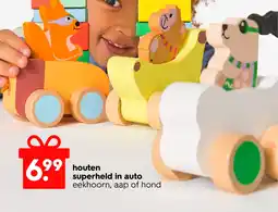 HEMA Houten superheld in auto aanbieding