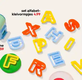 HEMA Set alfabet kleivormpjes aanbieding