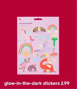 HEMA Glow in the dark stickers aanbieding