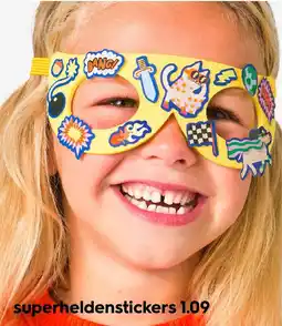 HEMA Superheldenstickers aanbieding