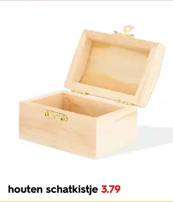 HEMA Houten schatkistje aanbieding