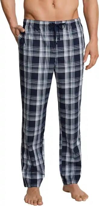 Amazon Schiesser Mix and Relax Hose Lang heren pyjamabroek aanbieding