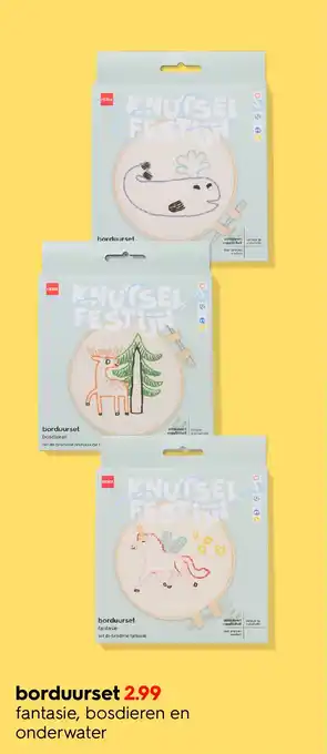 HEMA Borduurset aanbieding