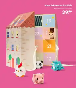 HEMA Adventskalender knuffels aanbieding